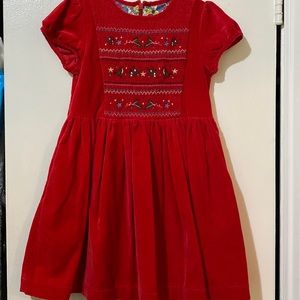 Mini Boden Christmas Dress